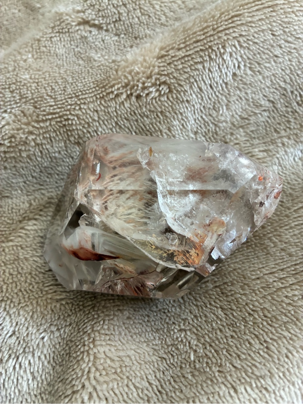 Angel Phantom’s polished points 100% natural quartz .Higher chakra activation.